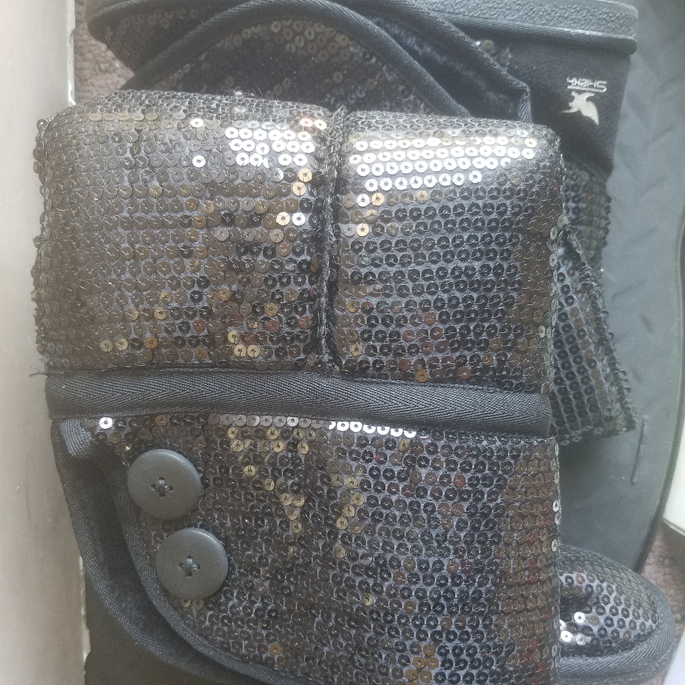 Sheikh sequin knee boots - Picture 2 of 2